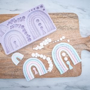 Molde Macrame Rainbow