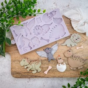 Molde Dinosaur Cookie