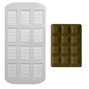 Molde mini tabletes de chocolate