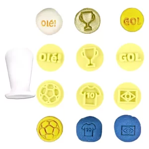 Carimbos para Brigadeiros Futebol