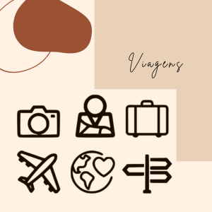 Carimbos para Brigadeiros Viagens
